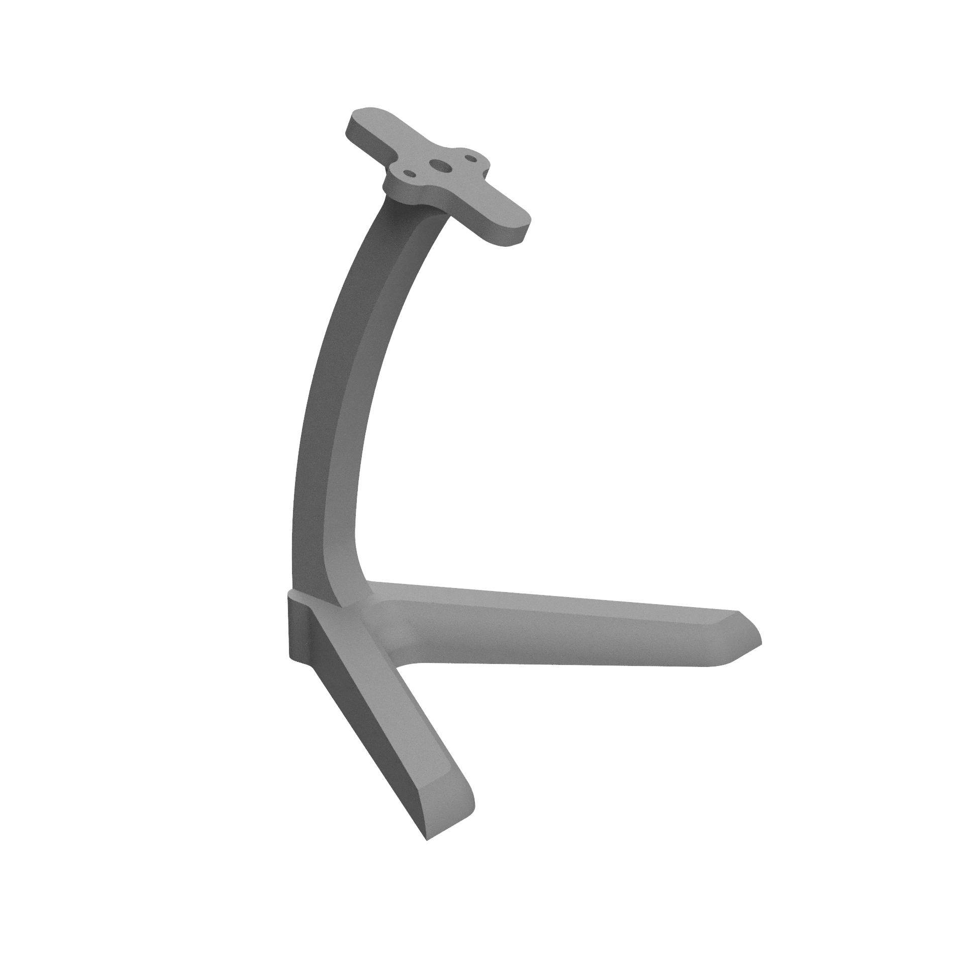 První render stojanu pro drona. / First render of the drone stand.