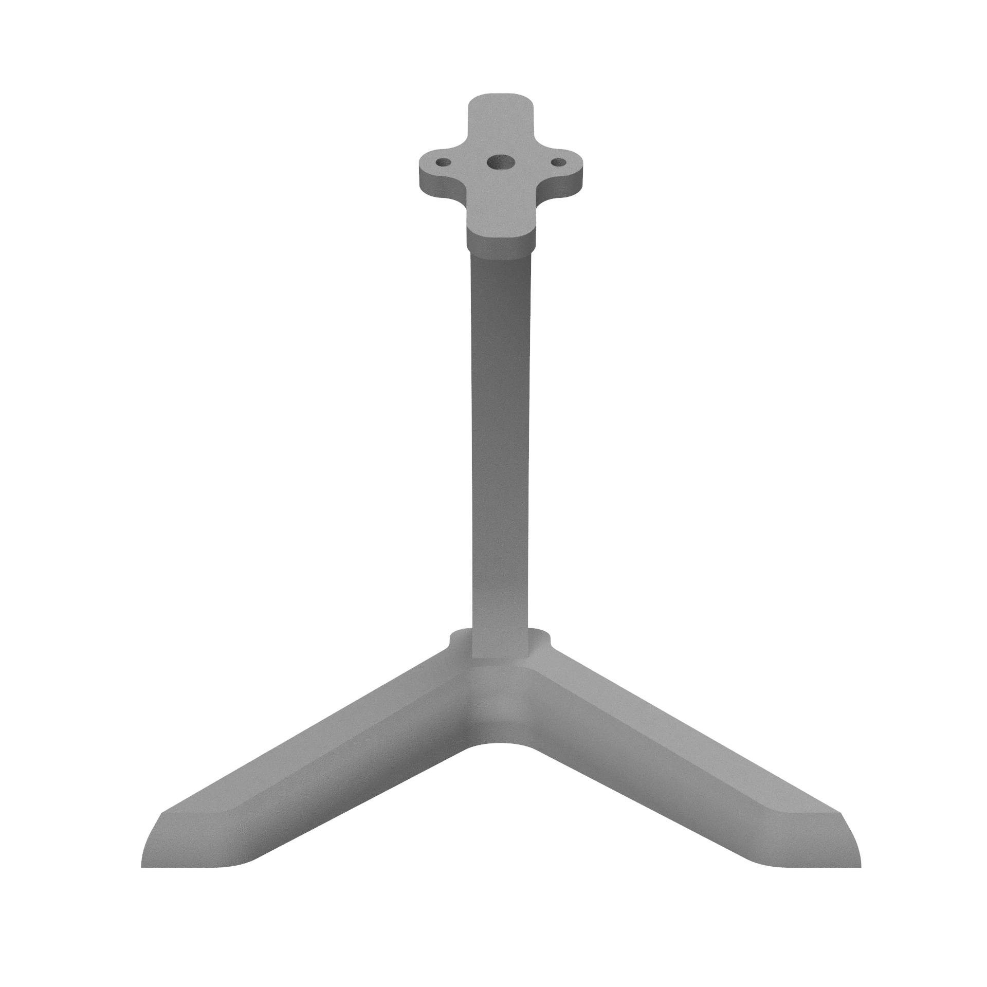 Druhý render stojanu pro drona. / Second render of the drone stand.