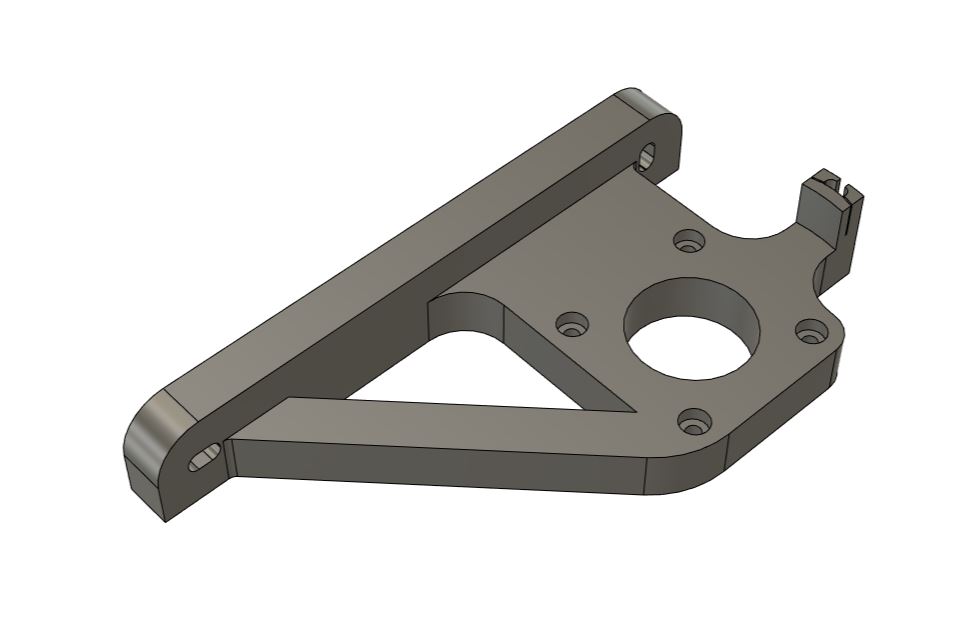 Návrh držáku v programu Fusion 360.