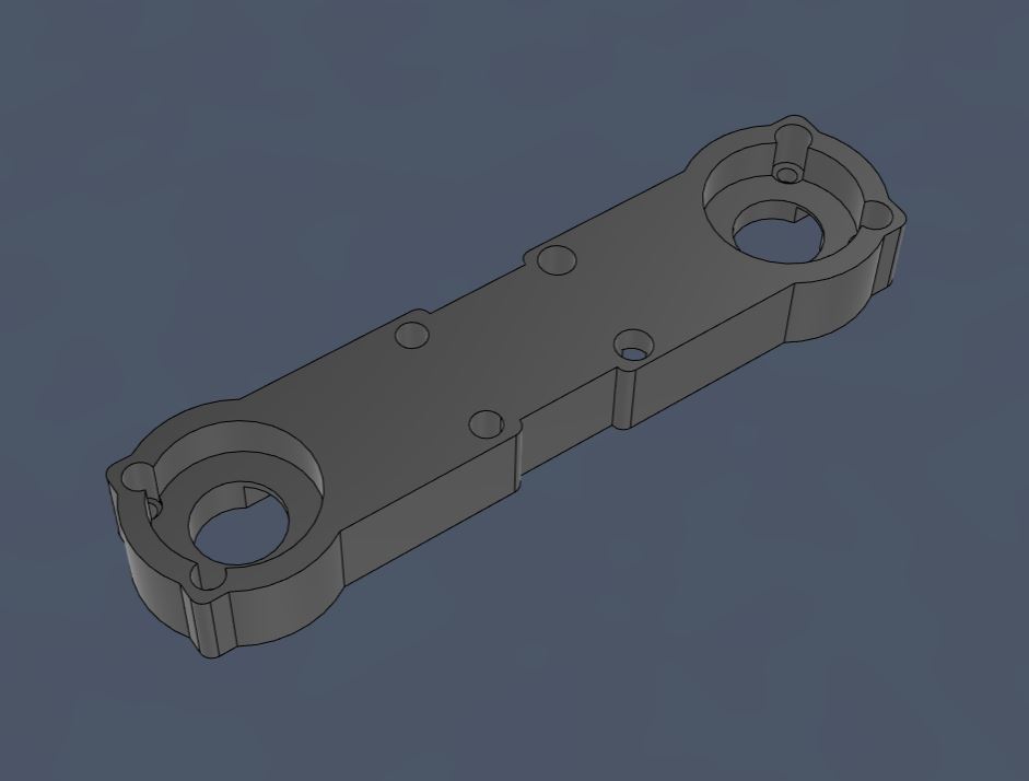Model femuru ve Fusion 360 shora.