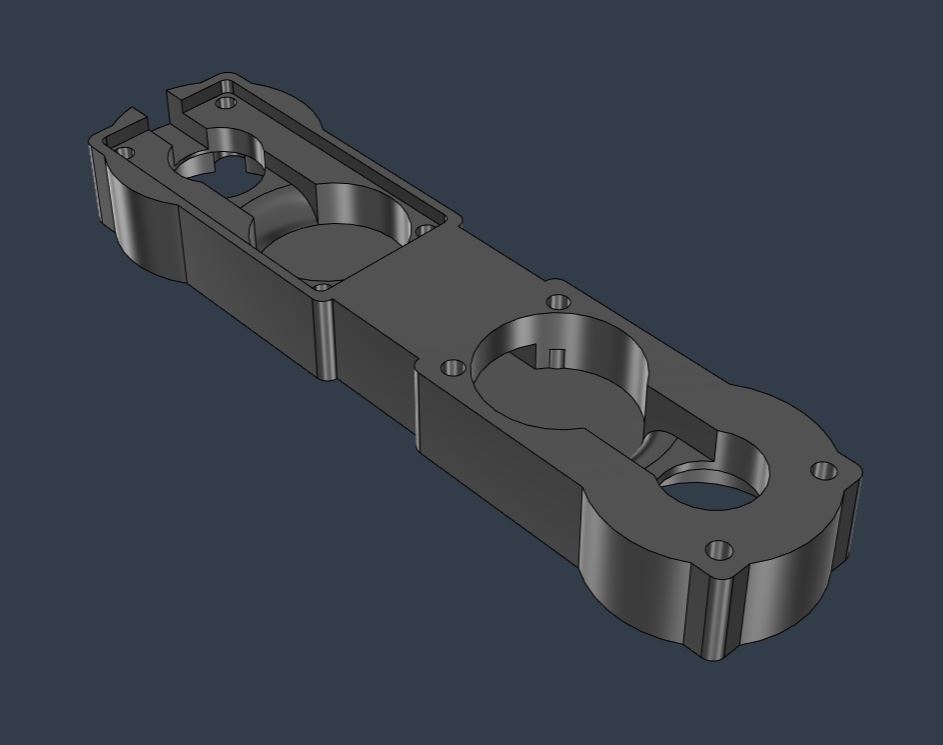 Model femuru ve Fusion 360 zdola.