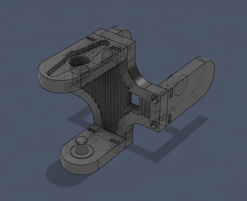 Finální 3D model kyčle