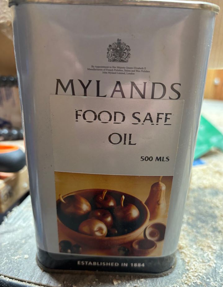 Food safe olej.
