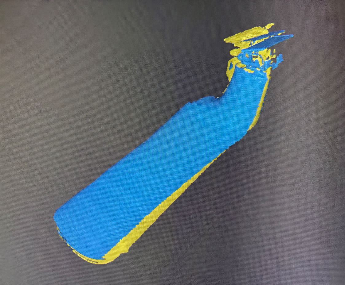 Deformovany point cloud strojku